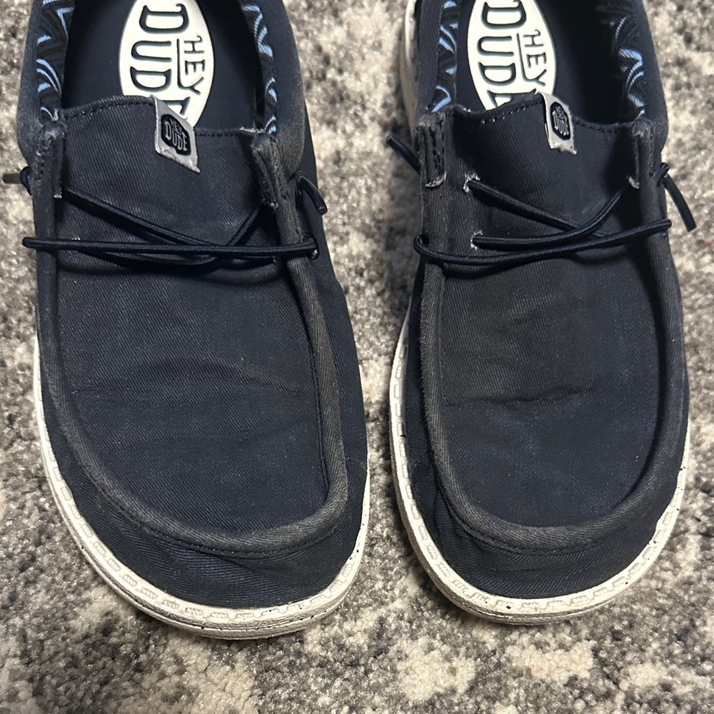 Hey Dude youth navy Slip-On Loafers - Picture 4 of 4
